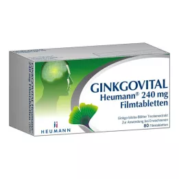 GINKGOVITAL Heumann 240 mg film kaplı tablet, 80 adet