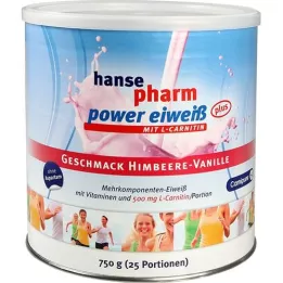 HANSEPHARM Power Protein plus Ahududu-Vanilya Plv, 750 g
