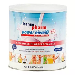 HANSEPHARM Power Protein plus Ahududu-Vanilya Plv, 750 g