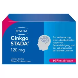 GINKGO STADA 120 mg film kaplı tablet, 60 adet