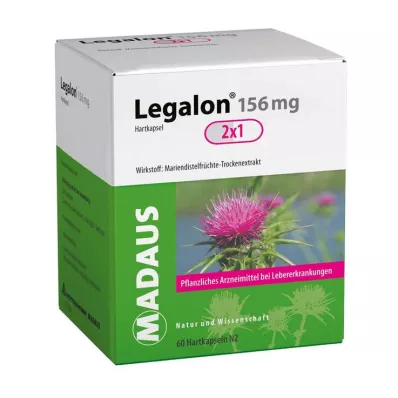 Legalon Madaus 156 mg sert kapsül, 60 adet Legalon Madaus 156 mg sert kapsül, 60 adet