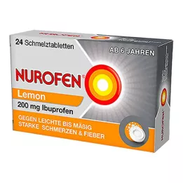 NUROFEN 200 mg orodispersible tablet Limon, 24 adet