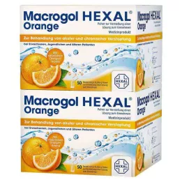 MACROGOL HEXAL Turuncu Plv.z.Her.Lsg.z.Einn.Btl., 100 adet