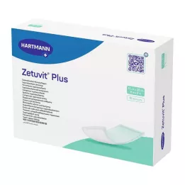ZETUVIT Plus ekstra güçlü emici kompres steril 15x20 cm, 10 adet