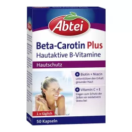 ABTEI Beta-Karoten Plus Cilt Aktif B-Vitaminleri Kapsülleri, 50 Kapsül