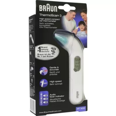 BRAUN THERMOSCAN 3 Kızılötesi kulak termometresi, 1 adet