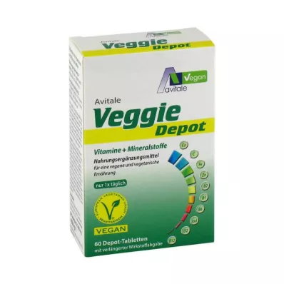 VEGGIE Depot Vitaminler+Mineraller Tabletler, 60 Kapsül