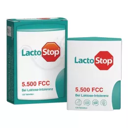 LACTOSTOP 5.500 FCC Tablet tıklama dispenseri, 120 adet