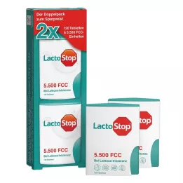 LACTOSTOP 5.500 FCC Tablet tıklama dağıtıcısı Dop.Pa., 2X120 adet