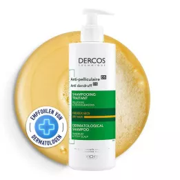 VICHY DERCOS Kepek önleyici şampuan kuru saç derisi, 390 ml