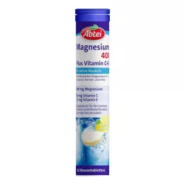 ABTEI Magnezyum 400 Plus Vitamin C+E efervesan tablet, 15 adet