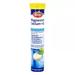 ABTEI Magnezyum Kalsiyum+D3 Efervesan Tablet, 15 Kapsül