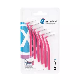 MIRADENT Diş arası fırçası I-Prox L 0,4 mm pembe, 6 adet