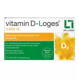 VITAMIN D-LOGES 5.600 I.E. Wo.Depot Kautabl.Fam.Pa, 60 adet