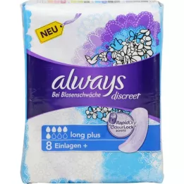 ALWAYS discreet incontinence single long plus, 8 adet