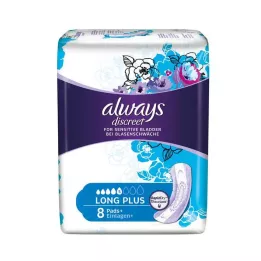 ALWAYS discreet incontinence single long plus, 8 adet