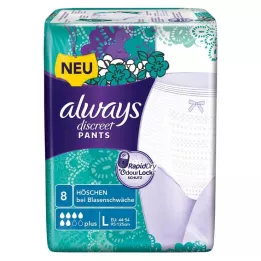 ALWAYS Gizli İnkontinans Pantolonu plus L, 8 adet