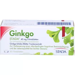 GINKGO STADA 40 mg film kaplı tabletler, 30 adet