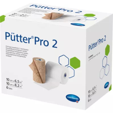 PÜTTERPRO 2 2 bileşenli sıkıştırma sistemi 10 cm, 6X2 adet