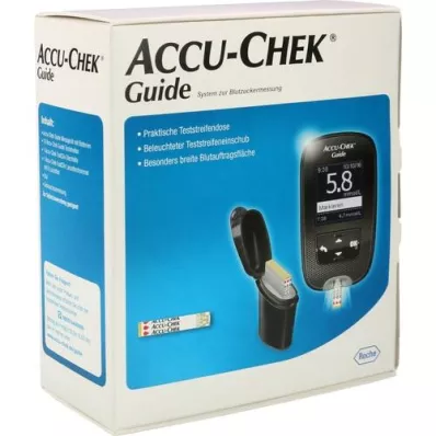 ACCU-CHEK Kılavuz kan şekeri ölçüm cihazı seti mmol/l, 1 adet