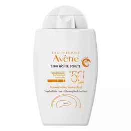 AVENE Mineral güneş sıvısı SPF 50+ renksiz, 40 ml
