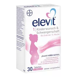 Elevit 1 Doğurganlık & Gebelik Tabletleri, 30 adet