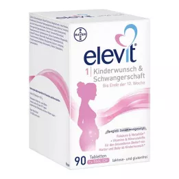ELEVIT 1 Doğurganlık & Gebelik Tabletleri, 90 Kapsül