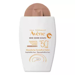 AVENE Mineral güneş sıvısı SPF 50+ renkli, 40 ml