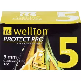 WELLION PROTECT PRO Güvenlik Kalem İğneleri 30 G 5 mm, 100 adet