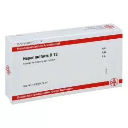 HEPAR SULFURIS D 12 ampul, 8X1 ml