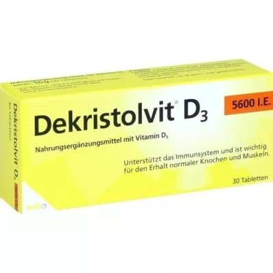 DEKRISTOLVIT D3 5.600 I.U. Tabletler, 30 adet