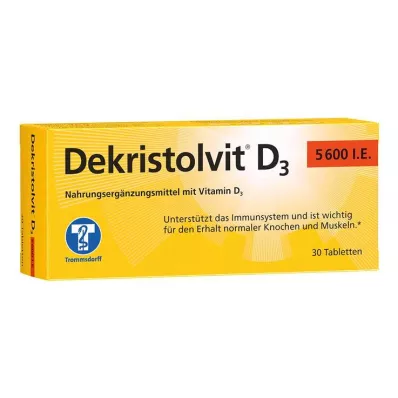 Dekristolvit D3 5.600 IU tablet, 30 adet