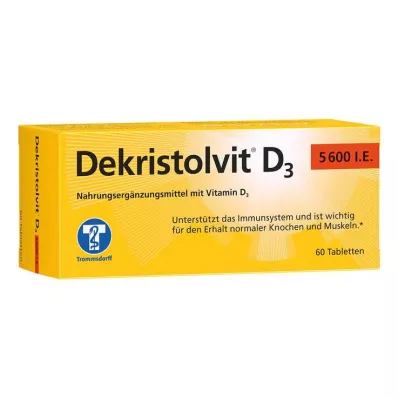 Dekristolvit D3 5.600 IU tablet, 60 adet Dekristolvit D3 5.600 IU tablet, 60 adet