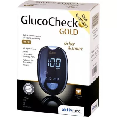 GLUCOCHECK GOLD Kan şekeri ölçüm cihazı seti mg/dl, 1 adet