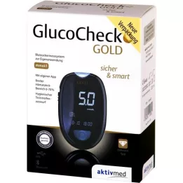 GLUCOCHECK GOLD Kan şekeri ölçüm seti mmol/l, 1 adet