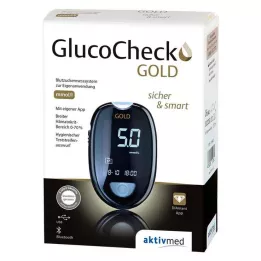 GLUCOCHECK GOLD Kan şekeri ölçüm seti mmol/l, 1 adet