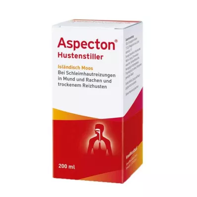 ASPECTON Öksürük kesici İzlanda yosunu suyu, 200 ml
