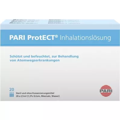 PARI Ectoin ampuller ile ProtECT inhalasyon solüsyonu, 60X2,5 ml