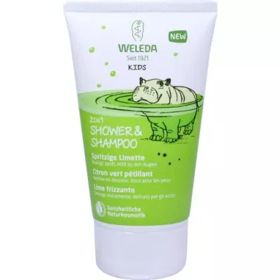 WELEDA Kids 2in1 Shower &amp; Tangy Lime Şampuan, 150 ml