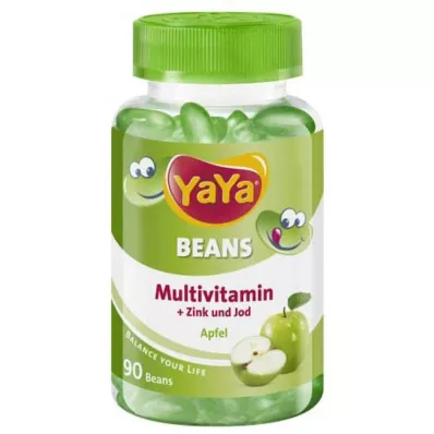 YAYA BEANS Elma Çinko ve İyot Çiğneme Pastilleri, 90 Kapsül