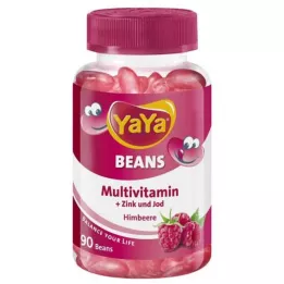YAYA BEANS Ahududu Çinko ve İyot Çiğneme Pastilleri, 90 Kapsül