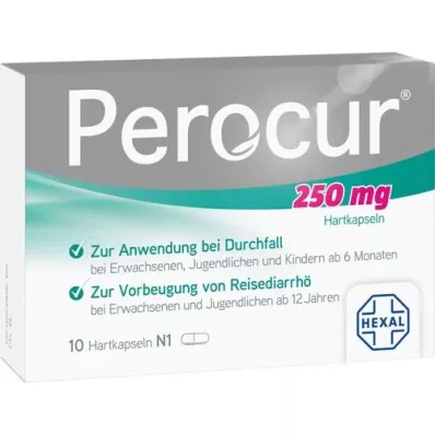 PEROCUR 250 mg sert kapsül, 10 adet