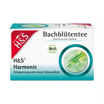 H&amp;S Organik Bach Çiçekleri Armoni Filtre Torbası, 20X1,5 g