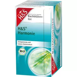 H&amp;S Organik Bach Çiçekleri Armoni Filtre Torbası, 20X1,5 g
