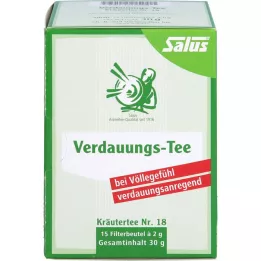 VERDAUUNGS-TEE Bitki Çayı No.18 Salus filtre torbaları, 15 adet
