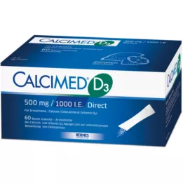 CALCIMED D3 500 mg/1000 I.U. Direkt granül, 60 adet