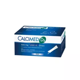Kalsimlenmiş D3 500 mg / 1000 IU direkt granüller, 60 adet