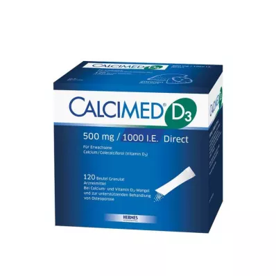 CALCIMED D3 500 mg/1000 I.U. Direkt granüller, 120 adet CALCIMED D3 500 mg/1000 I.U. Direkt granüller, 120 adet