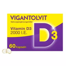 VIGANTOLVIT 2000 I.U. Vitamin D3 yumuşak kapsül, 60 adet