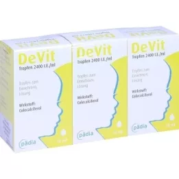 DEVIT Damla 2400 I.U./ml Oral damla, 3X10 ml